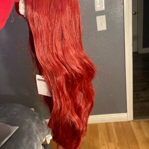 Vibrant Red Women's Hair Extension